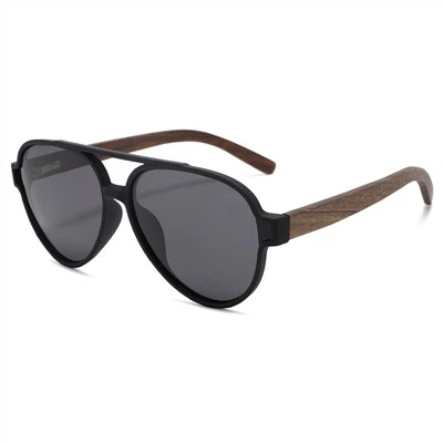 Polarized Ξύλινα γυαλιά ηλίου Aviator